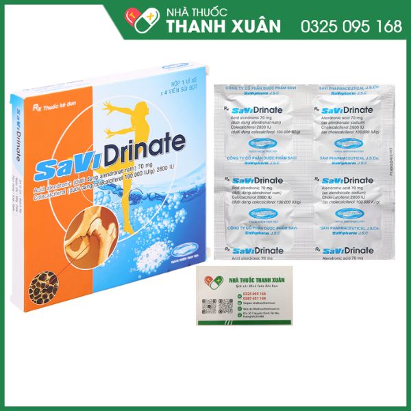 Savi Drinate thuốc điều trị loãng xương